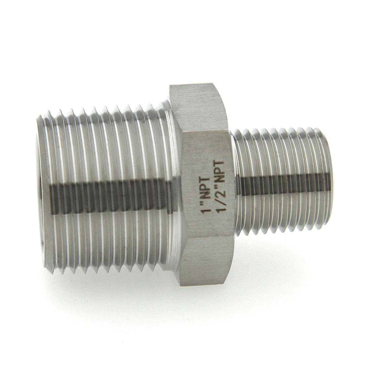NPT 1 To 1 2 Reducer Hex Nipple SS316 L Stainless Steel Pipe npt-1-to-1-2-reducer-hex-nipple-ss316-l-stainless-steel-pipe