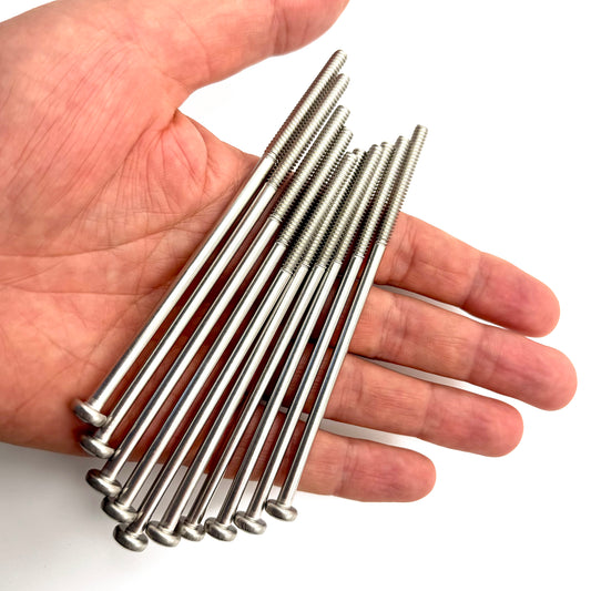 Pan Head Screw - Torx #10-24 x 4.5" long - thread 1.5" (10 pcs)