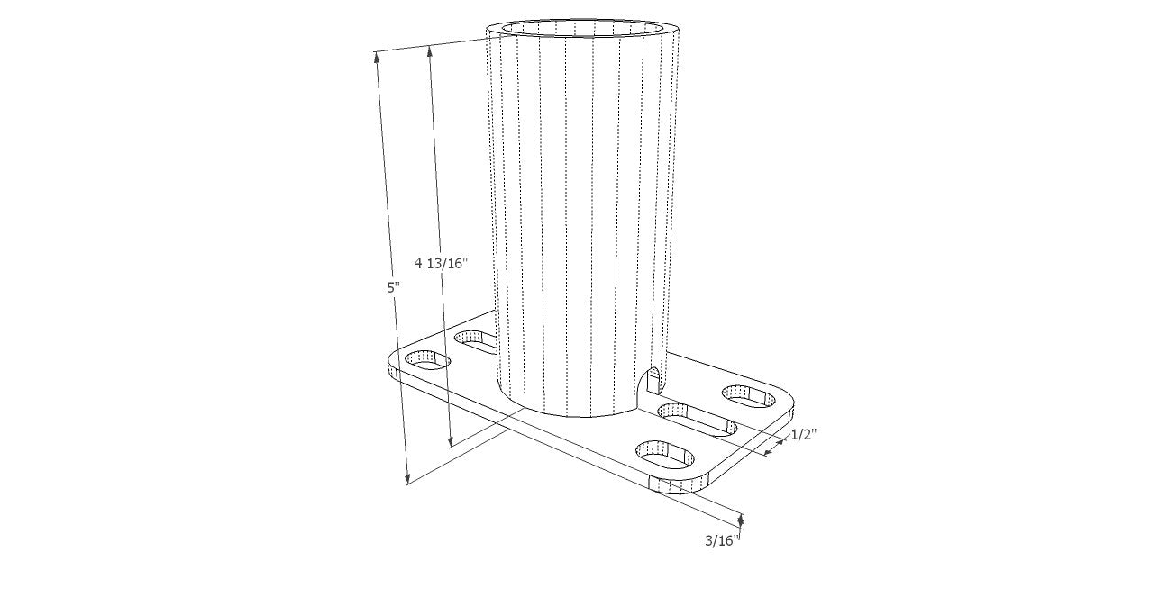 Universal Pole Adaptor for Cobrahead and Shoebox Light