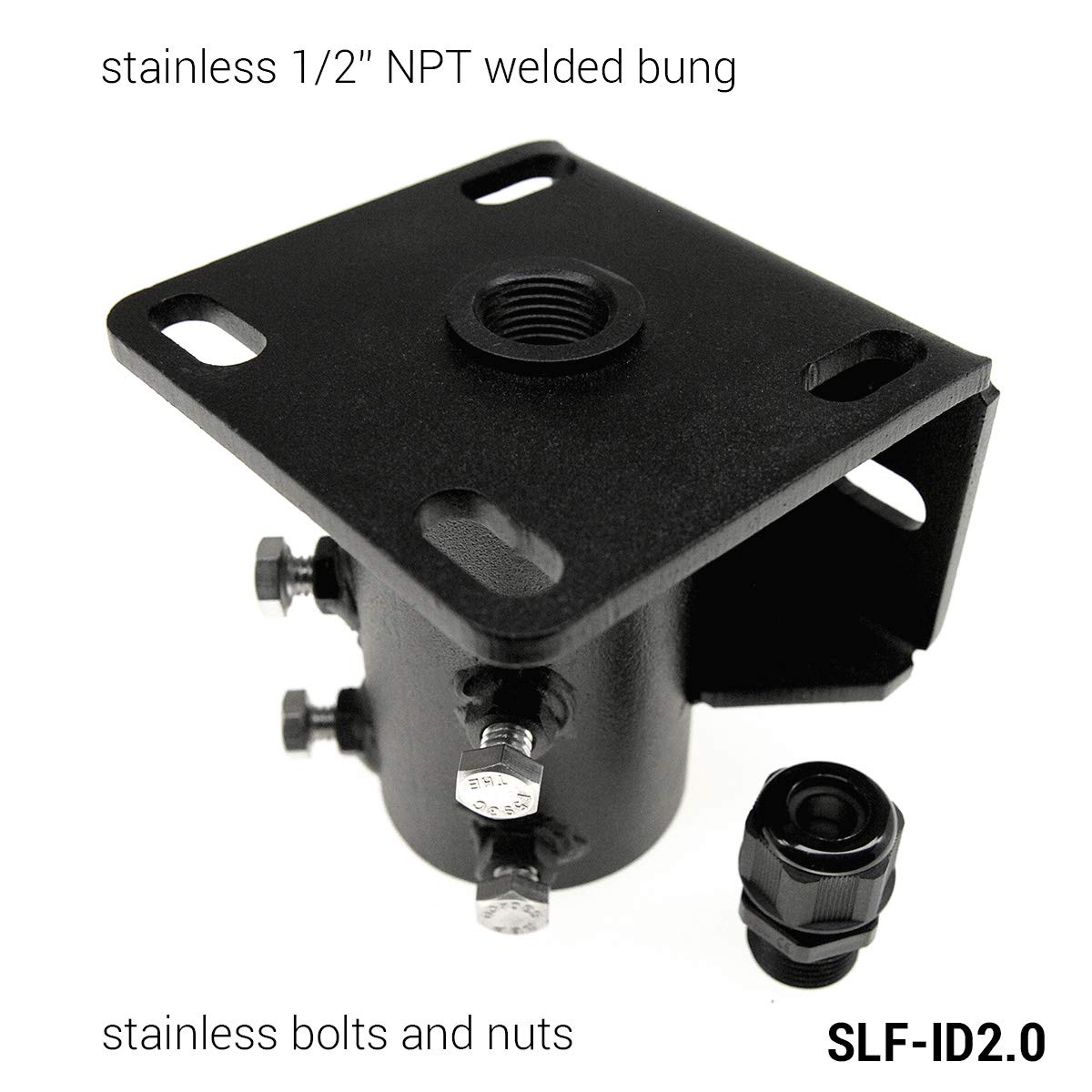 Slipfitter Adapter Mounting Bracket (ID 2.0") for Round Pole (up to OD 1 7/8")