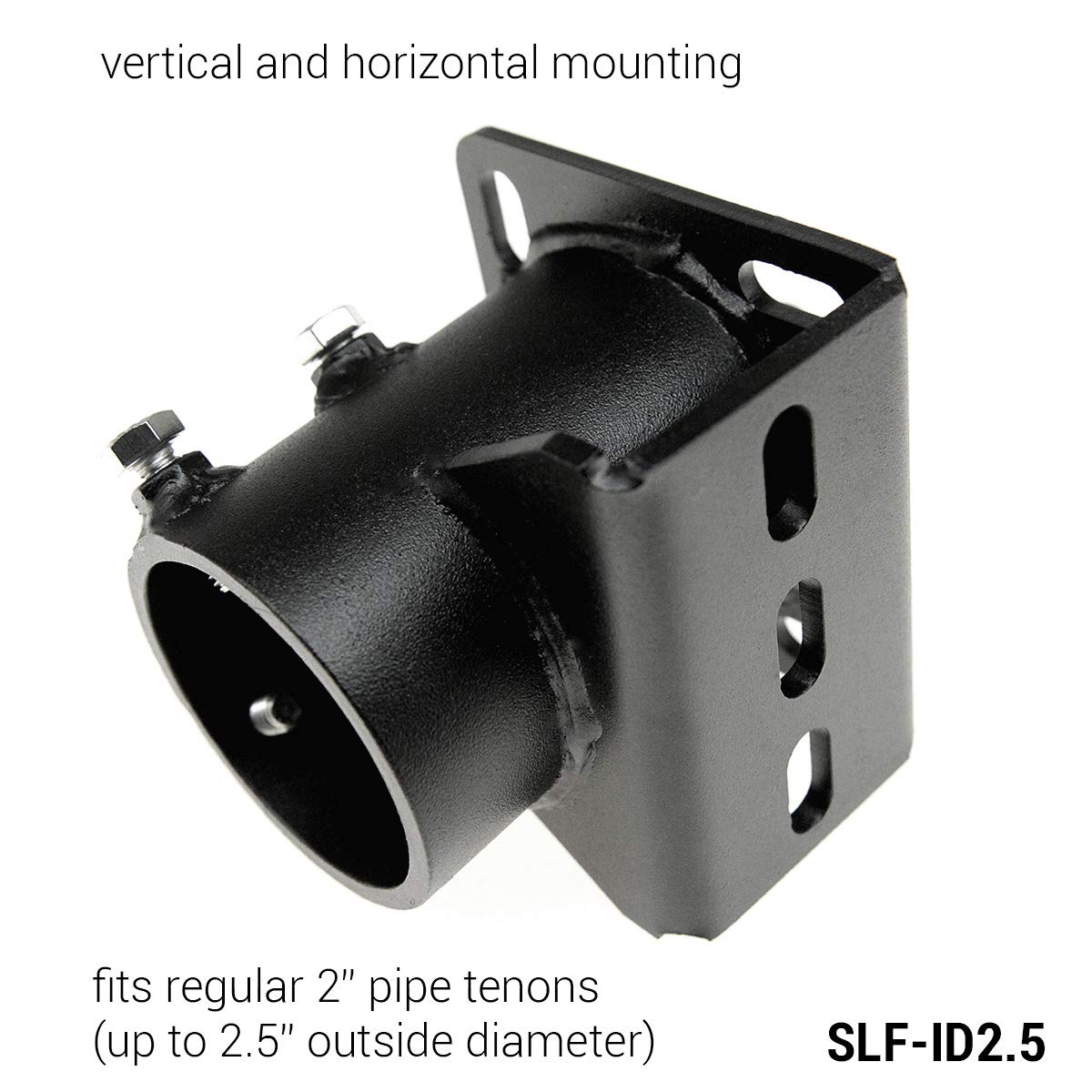 Slipfitter Adaptor Mounting Bracket (ID 2.5") for Round Pole (up to OD 2 3/8")