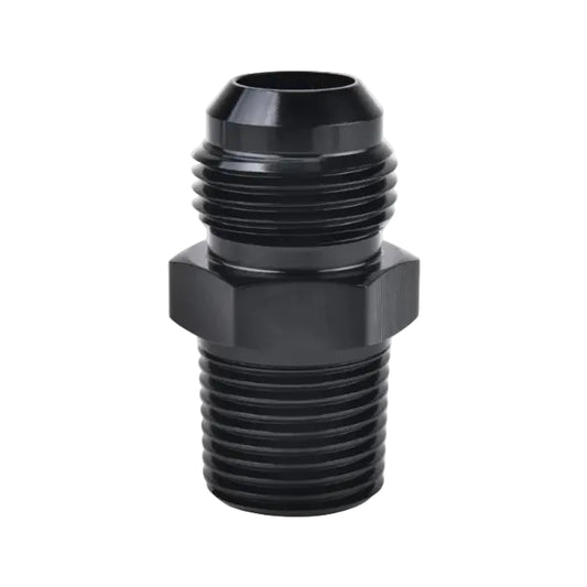 NPL-AN08-N08-AL Nipple Adaptor - Aluminum (AN08 - NPT 1/2")
