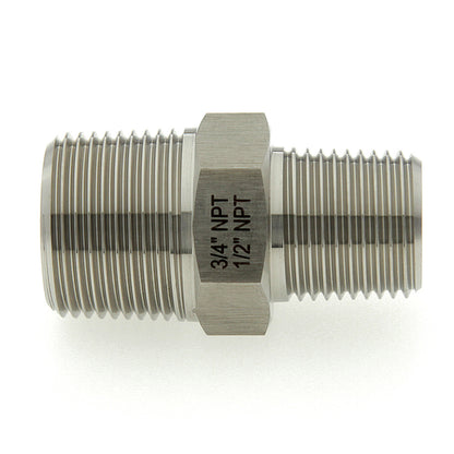 NPL-N12-N08 Reducer Nipple (NPT 3/4" - NPT 1/2")