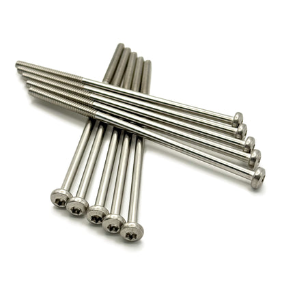 Pan Head Screw - Torx #10-24 x 4.5" long - thread 1.5" (10 pcs)