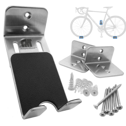 Stainless Steel Adjustable Bike Pedal Wall Mount (SS304) | BRT-BIKE-WALL