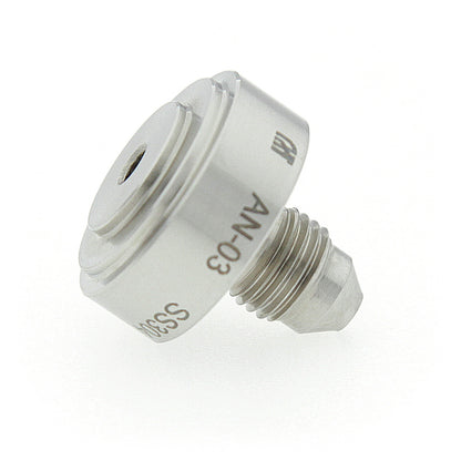 WB37-AN03 Male Flare Weld On Bung JIC-3 (3/8"-24)