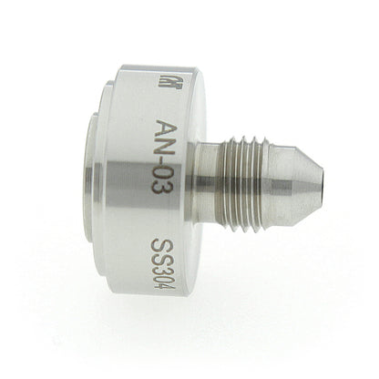 WB37-AN03 Male Flare Weld On Bung JIC-3 (3/8"-24)