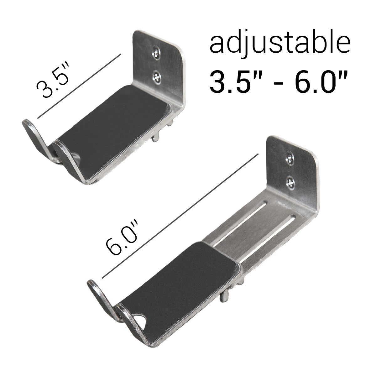 Stainless Steel Adjustable Bike Pedal Wall Mount